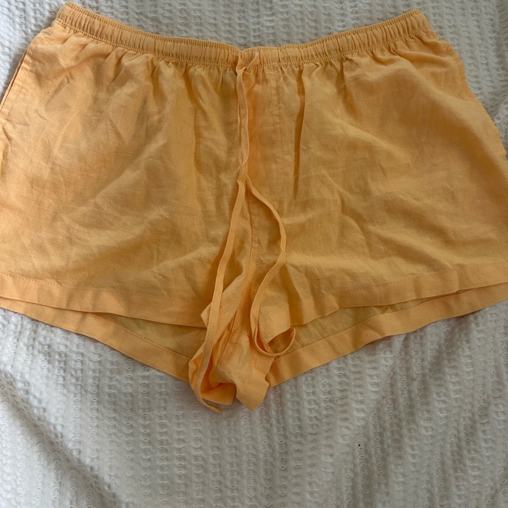 Casual Orange Shorts